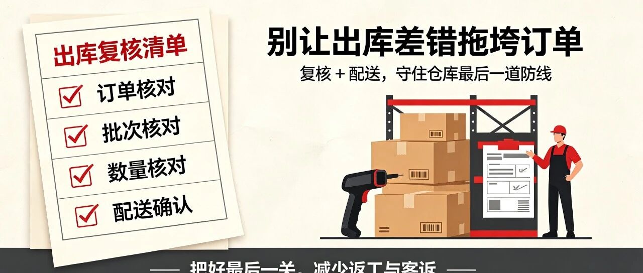 复核 + 配送，守住仓库最后一道防线